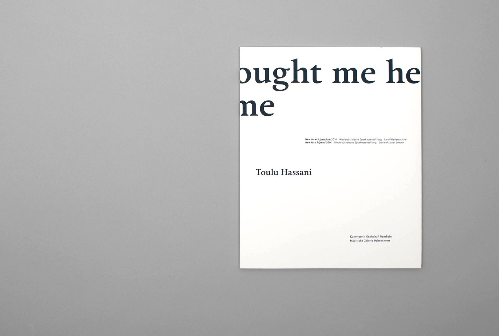 Toulu Hassani—whoever brought me here has to take me home